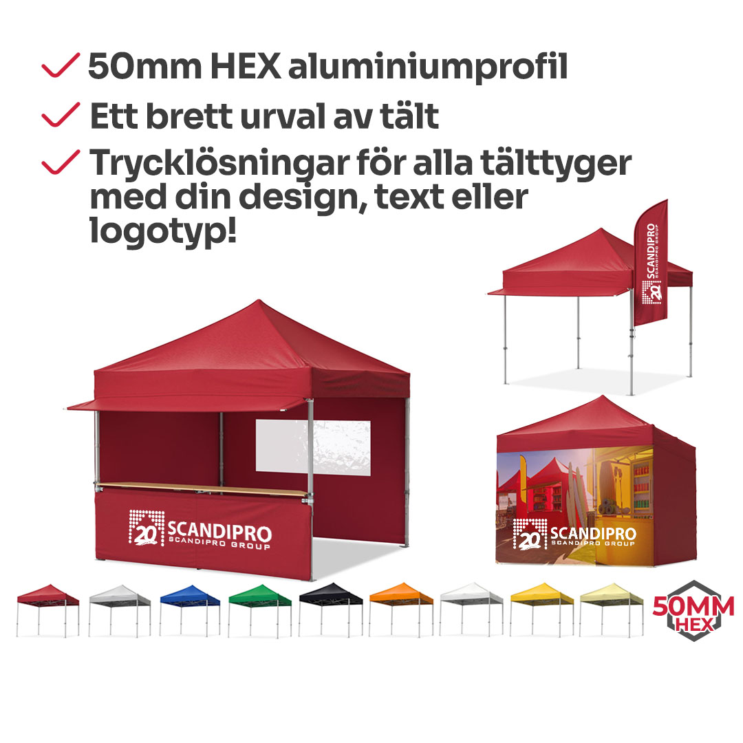 snabbtält pop up tält scandipro